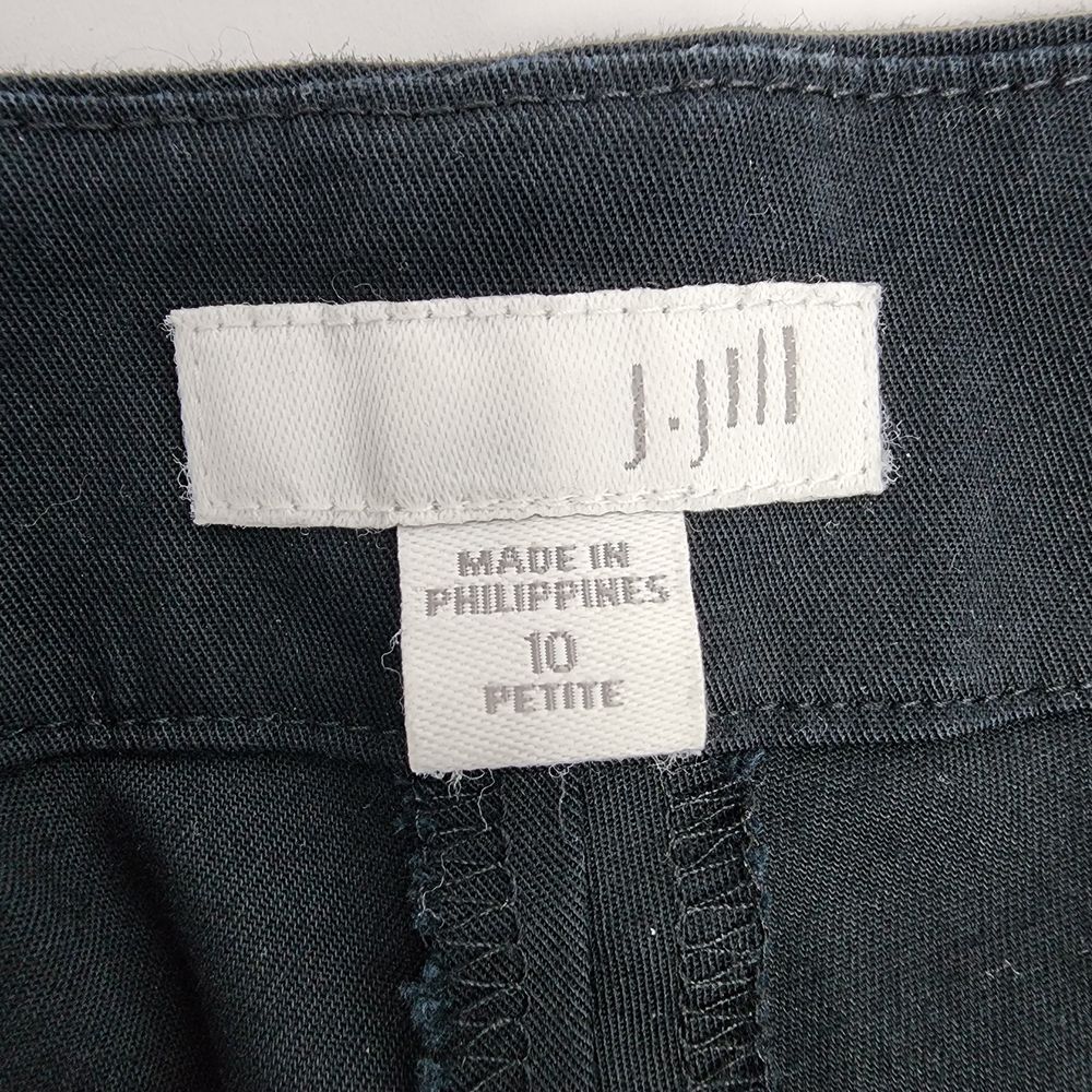 J. Jill Pants Women's 10 Petite Office‎ Wear Ankle Pull On Black - Picture 4 of 6